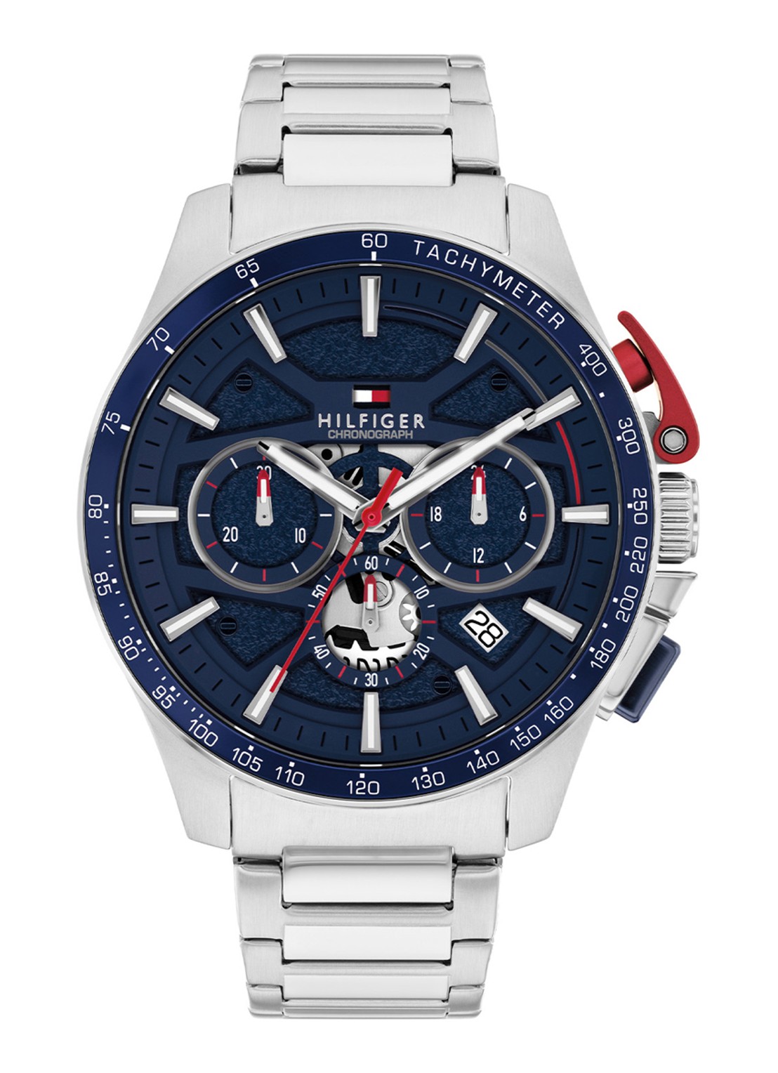 Tommy Hilfiger Horloge TH1792261  - voorkant zilver