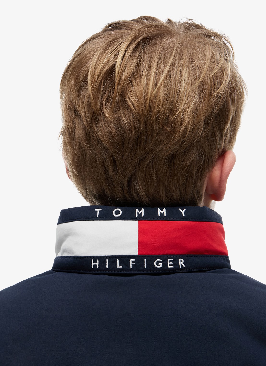 Tommy Hilfiger Jack met logo en steekzakken - detail 4 dark night navy-c1g
