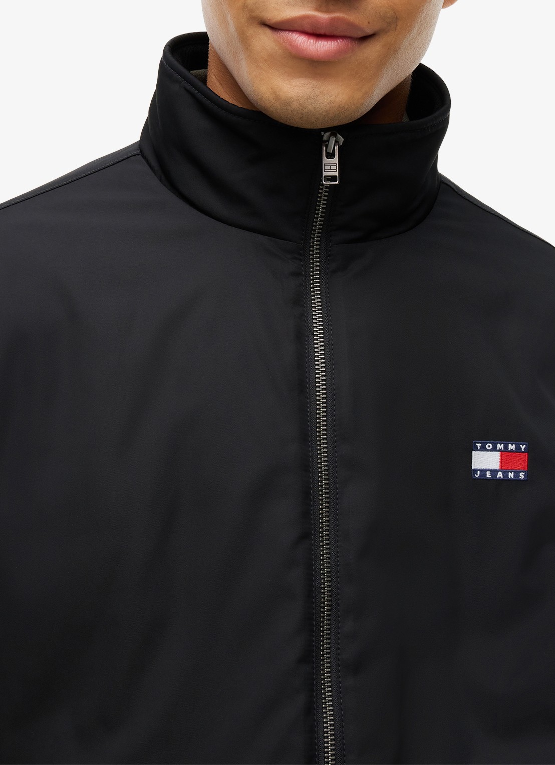 Tommy Hilfiger Jack met steekzakken en waterafstotende coating - detail 4 zwart