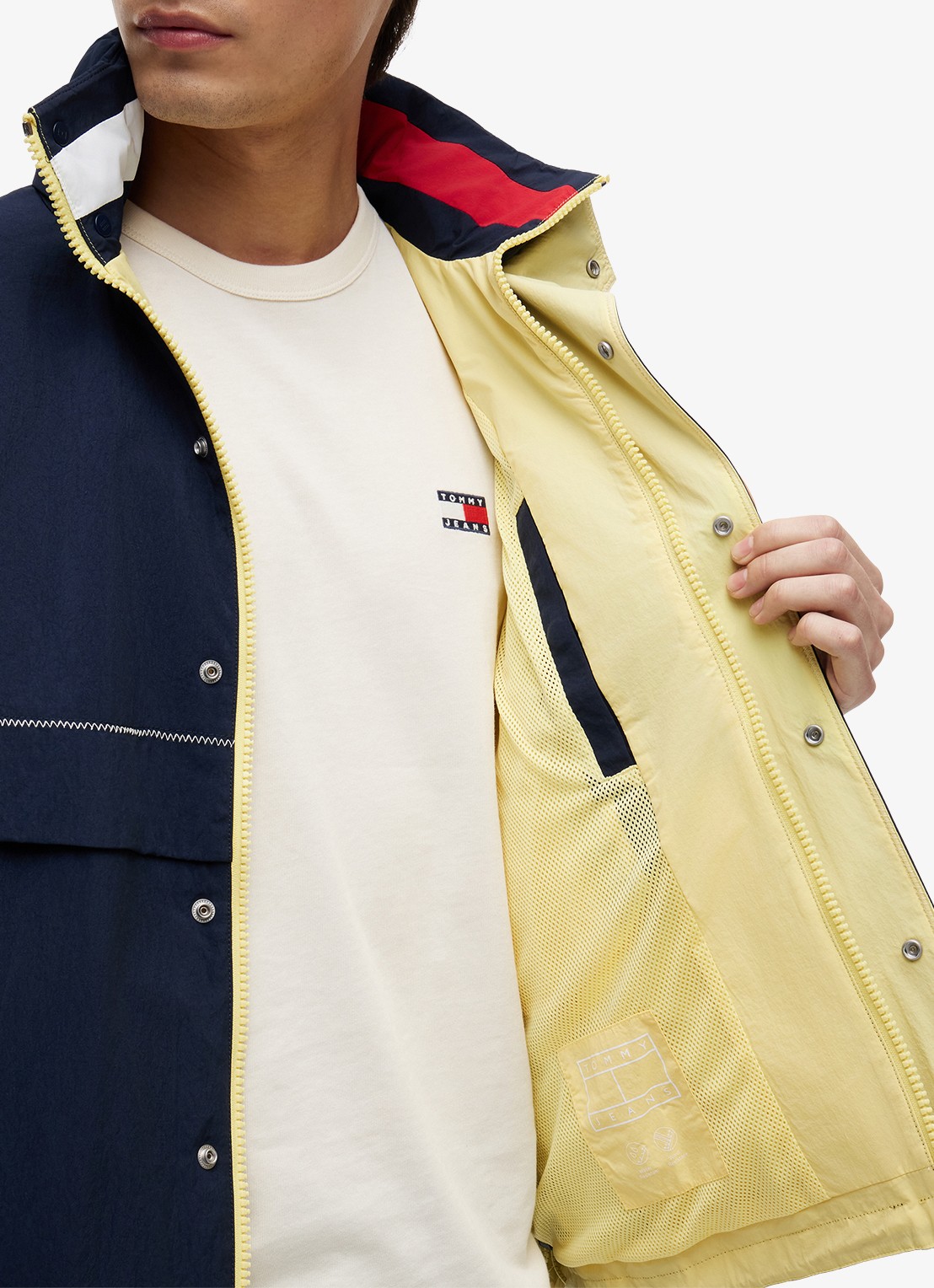 Tommy Hilfiger Jack met waterafstotende coating - detail 5 dark night navy-c1g