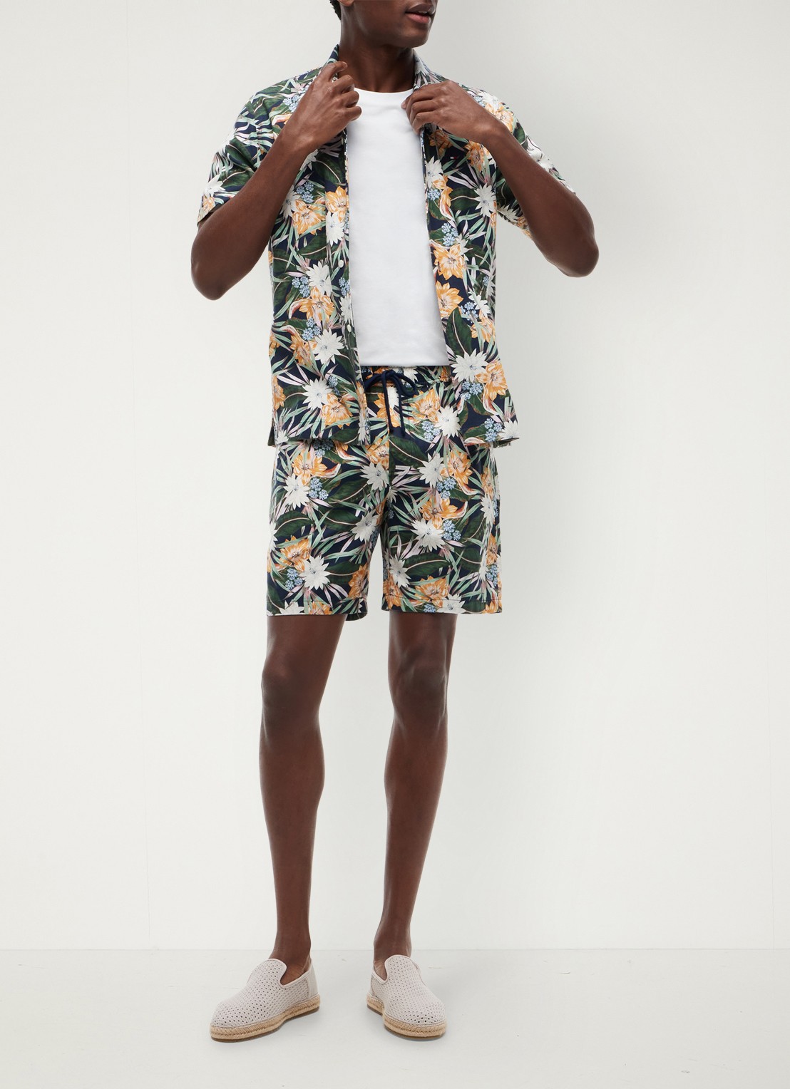 Tommy Hilfiger Korte broek met bloemenprint - detail 5 multicolor