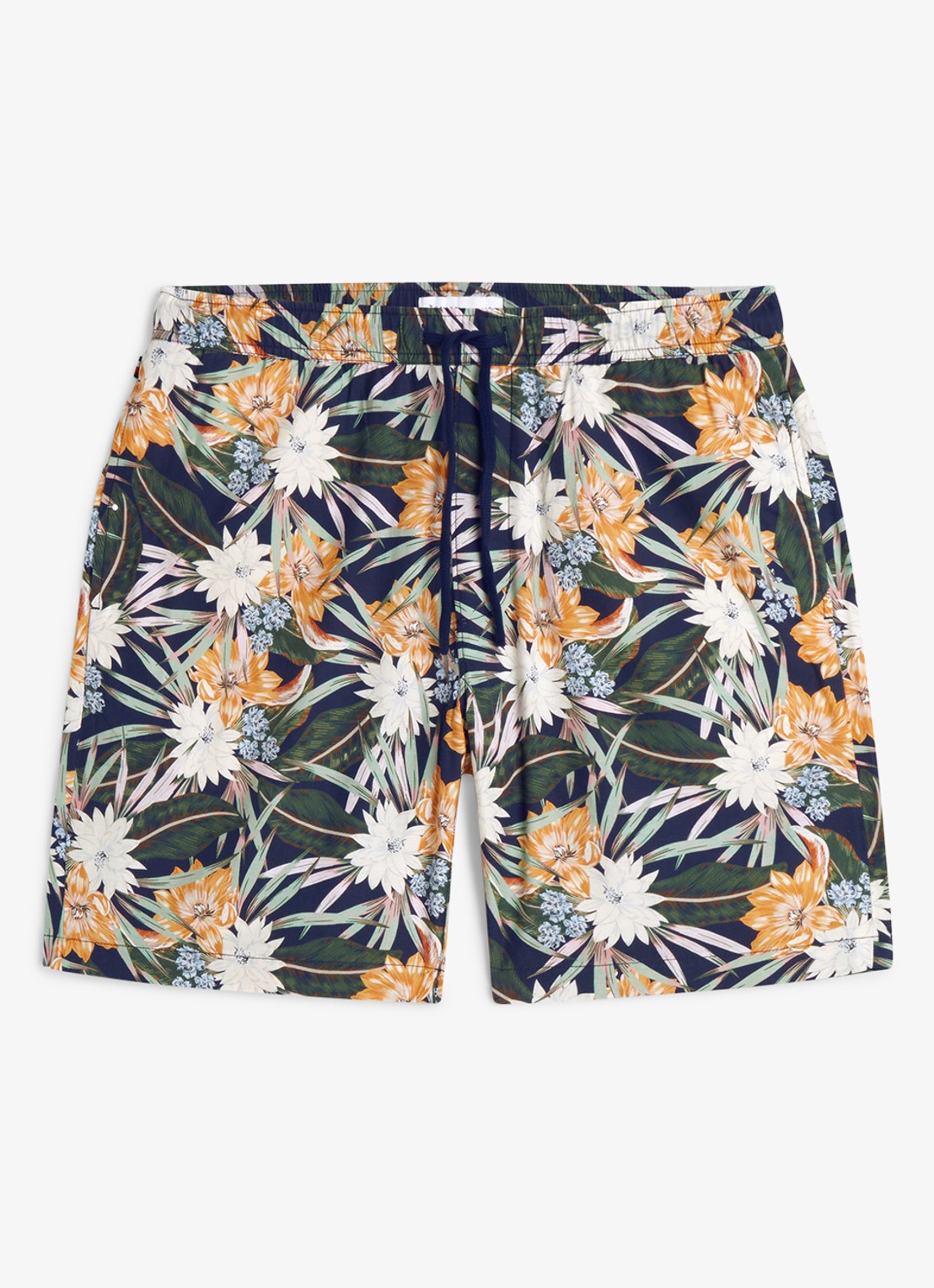 Tommy Hilfiger Korte broek met bloemenprint - voorkant 2 multicolor
