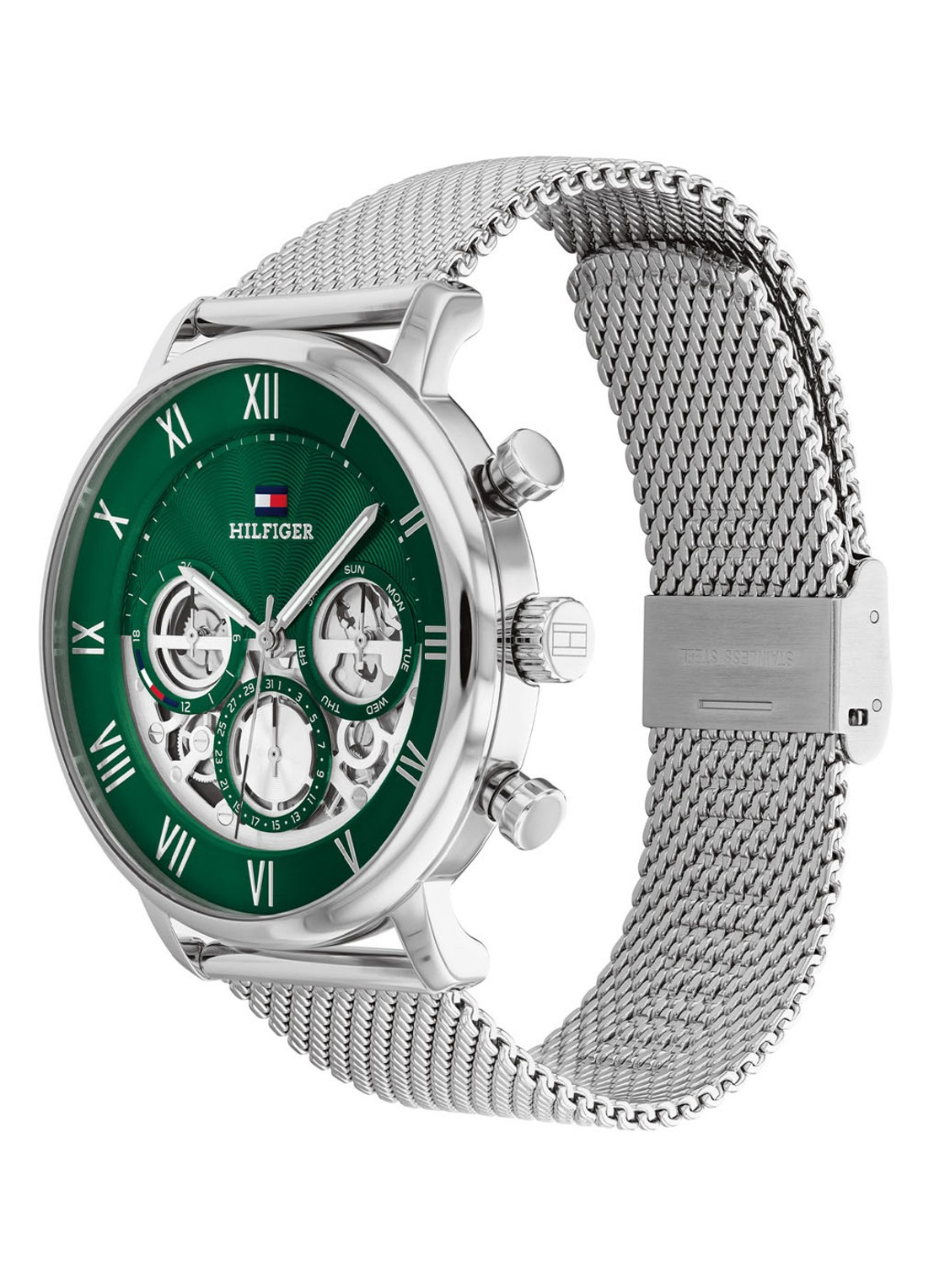 Tommy Hilfiger Legend horloge TH1710567  - detail zilver