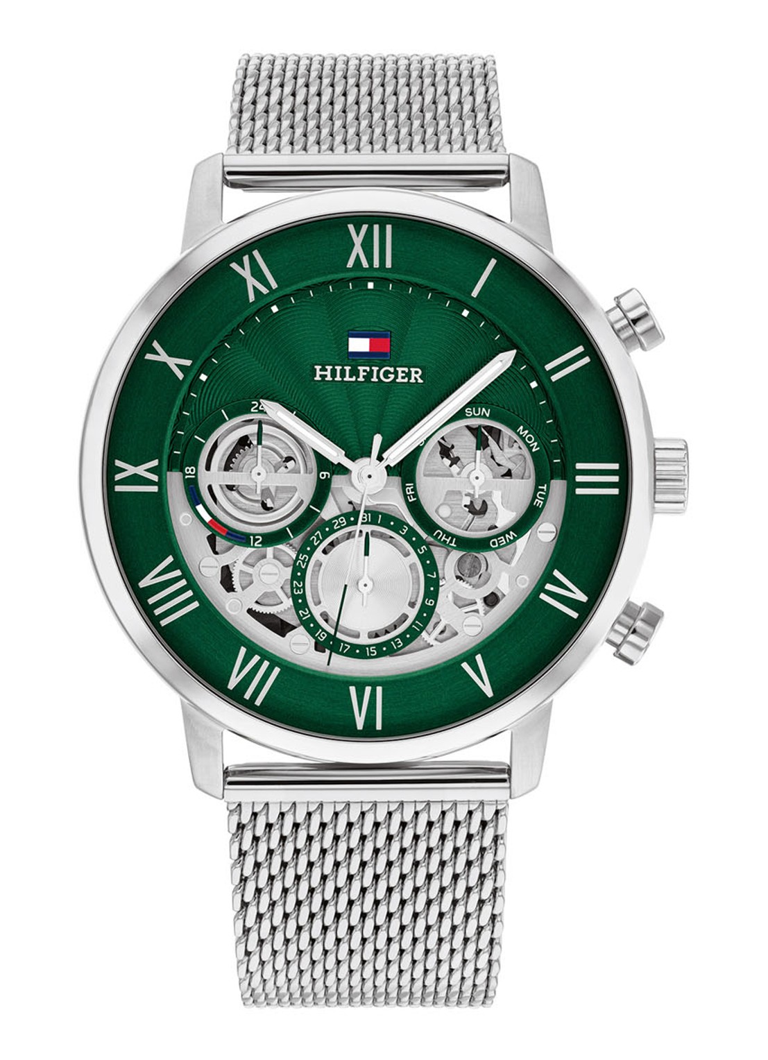 Tommy Hilfiger Legend horloge TH1710567  - voorkant 3 zilver