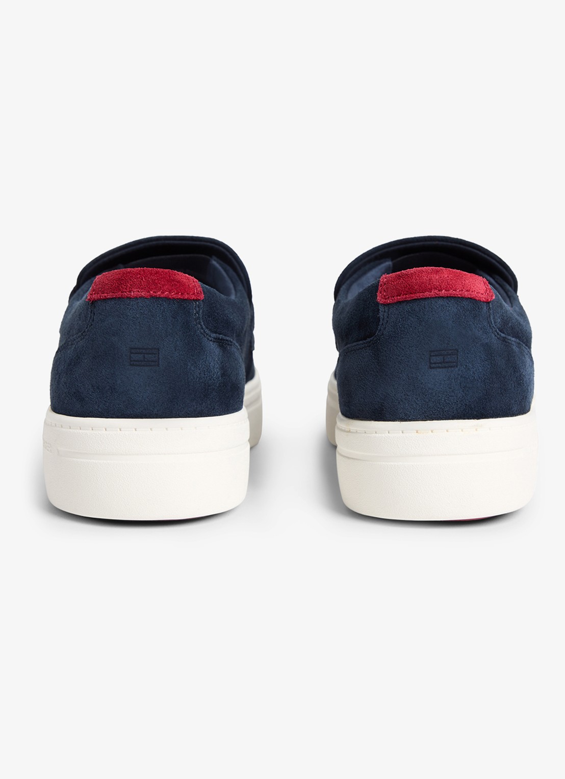 Tommy Hilfiger Loafer van suède  - detail 3 donkerblauw