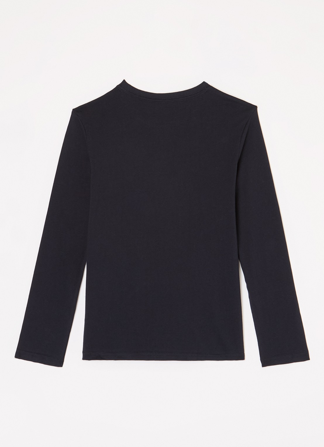 Tommy Hilfiger Longsleeve met logo in 2-pack - voorkant 2 donkerblauw