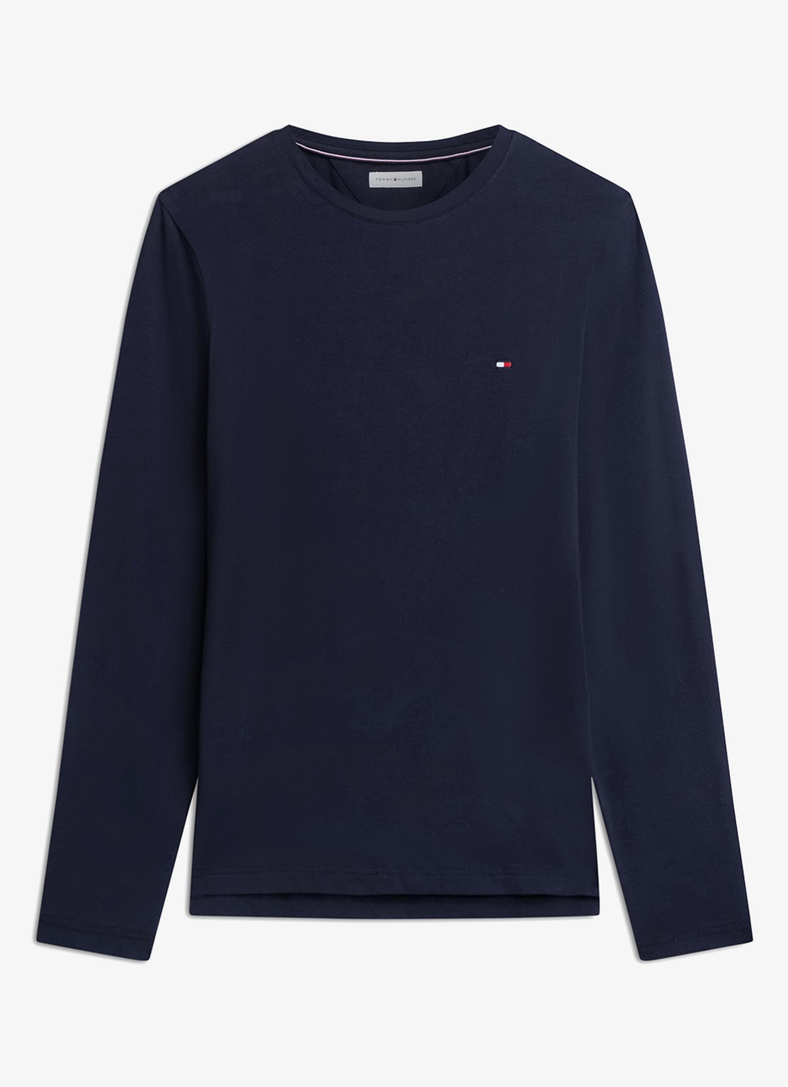 Tommy Hilfiger Longsleeve met logo - voorkant 5 donkerblauw