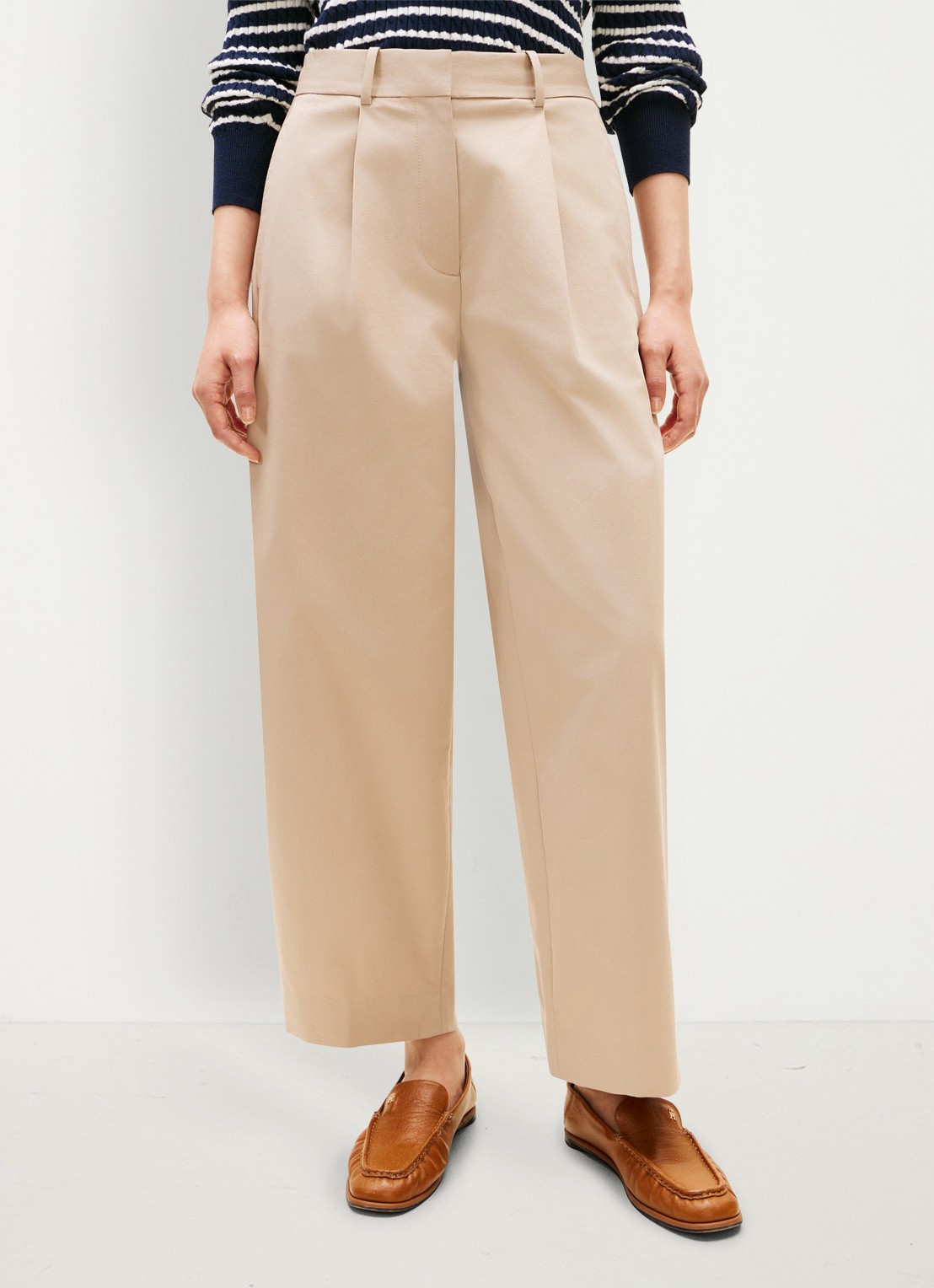 Tommy Hilfiger Loose fit chino met steekzakken - detail 4 beige
