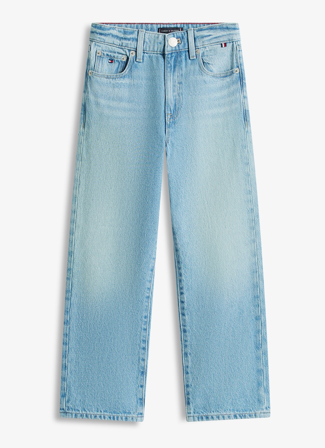 Tommy Hilfiger Loose fit jeans met steekzakken - voorkant indigo