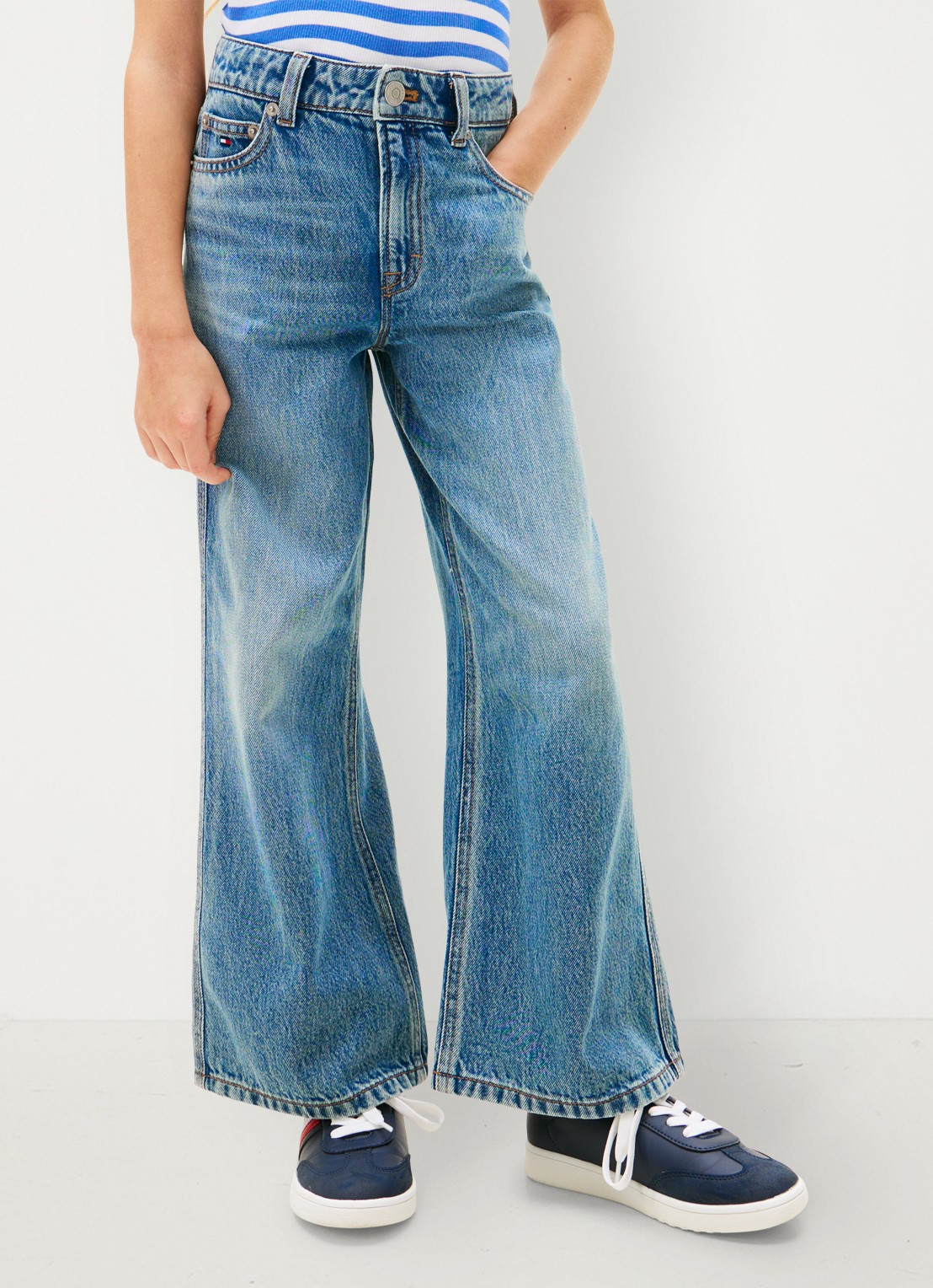Tommy Hilfiger Mabel high waist wide leg jeans   - detail 3 indigo