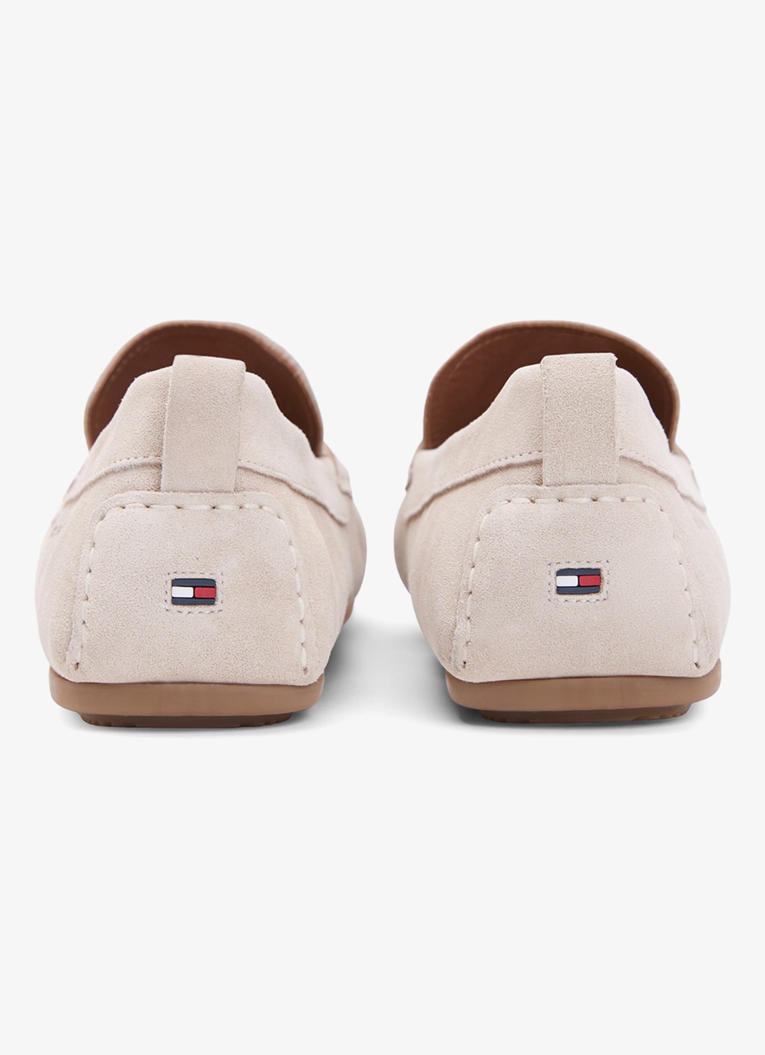 Tommy Hilfiger Mocassin van suède - detail lichtroze