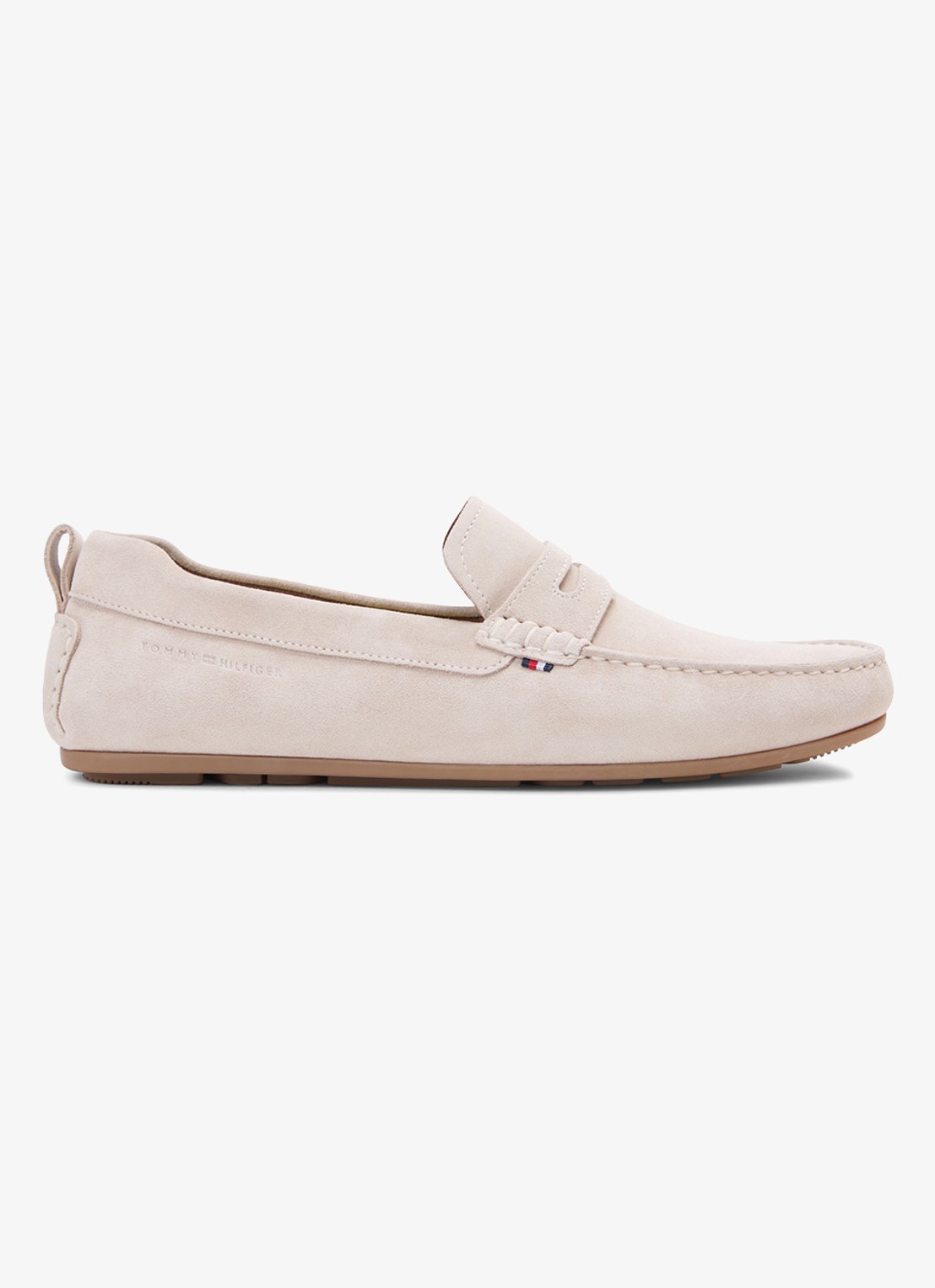 Tommy Hilfiger Mocassin van suède - detail 3 lichtroze