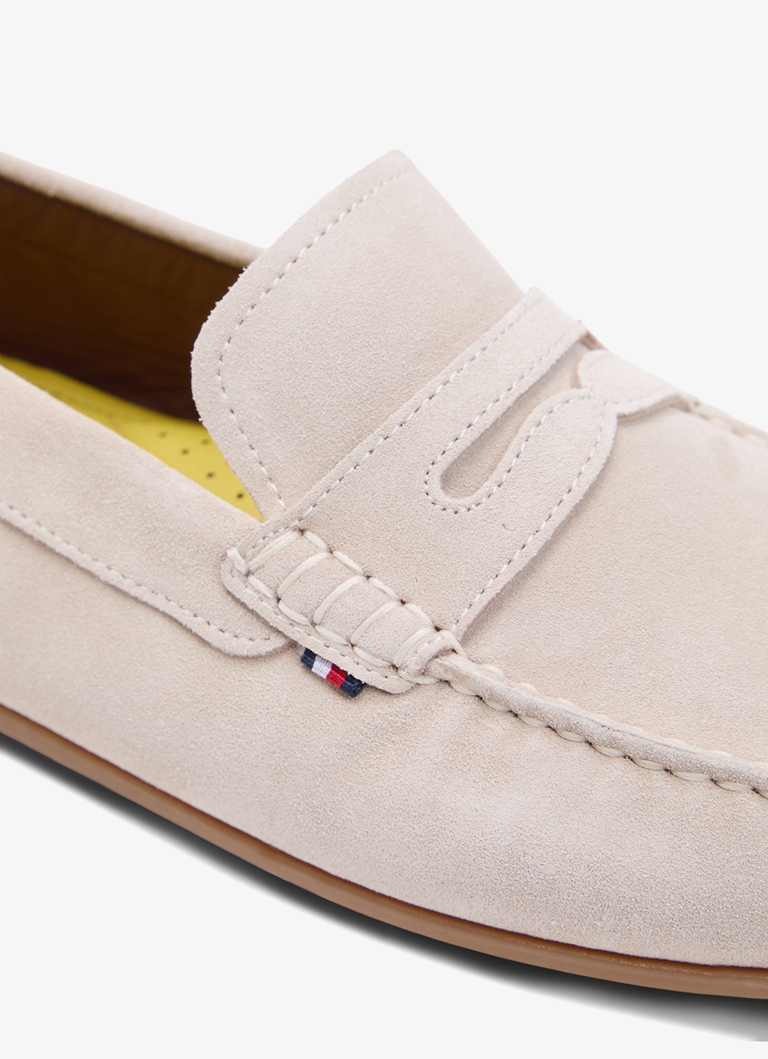 Tommy Hilfiger Mocassin van suède - detail 4 lichtroze