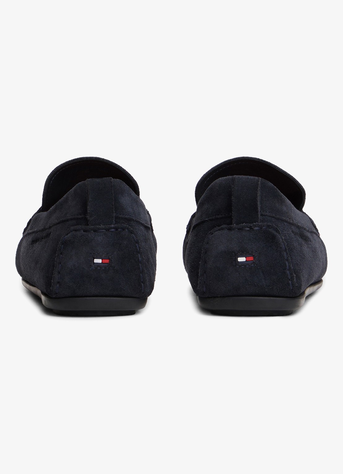 Tommy Hilfiger Mocassin van suède - achterkant donkerblauw