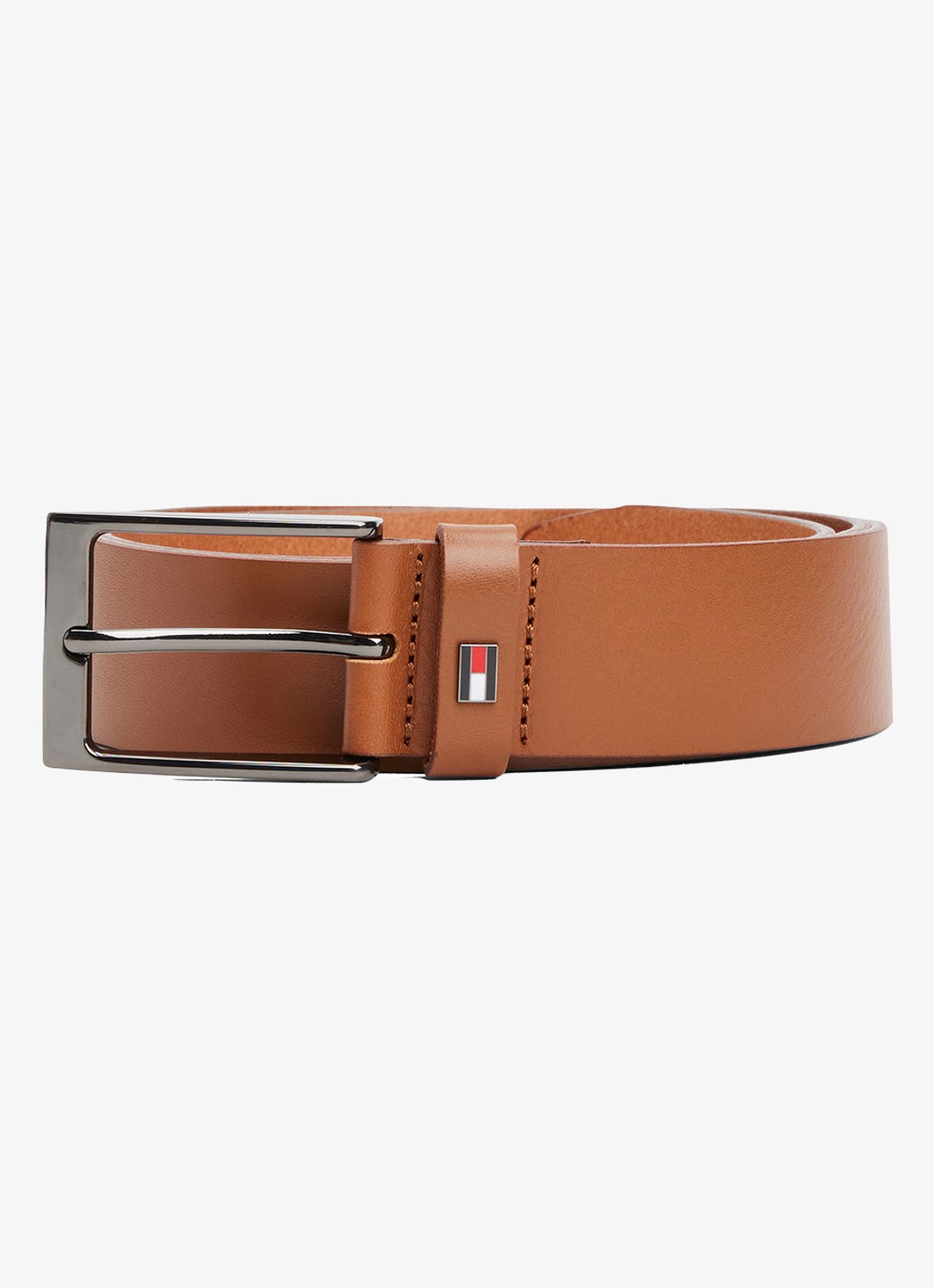 Tommy Hilfiger Oliver riem van leer - detail 4 cognac