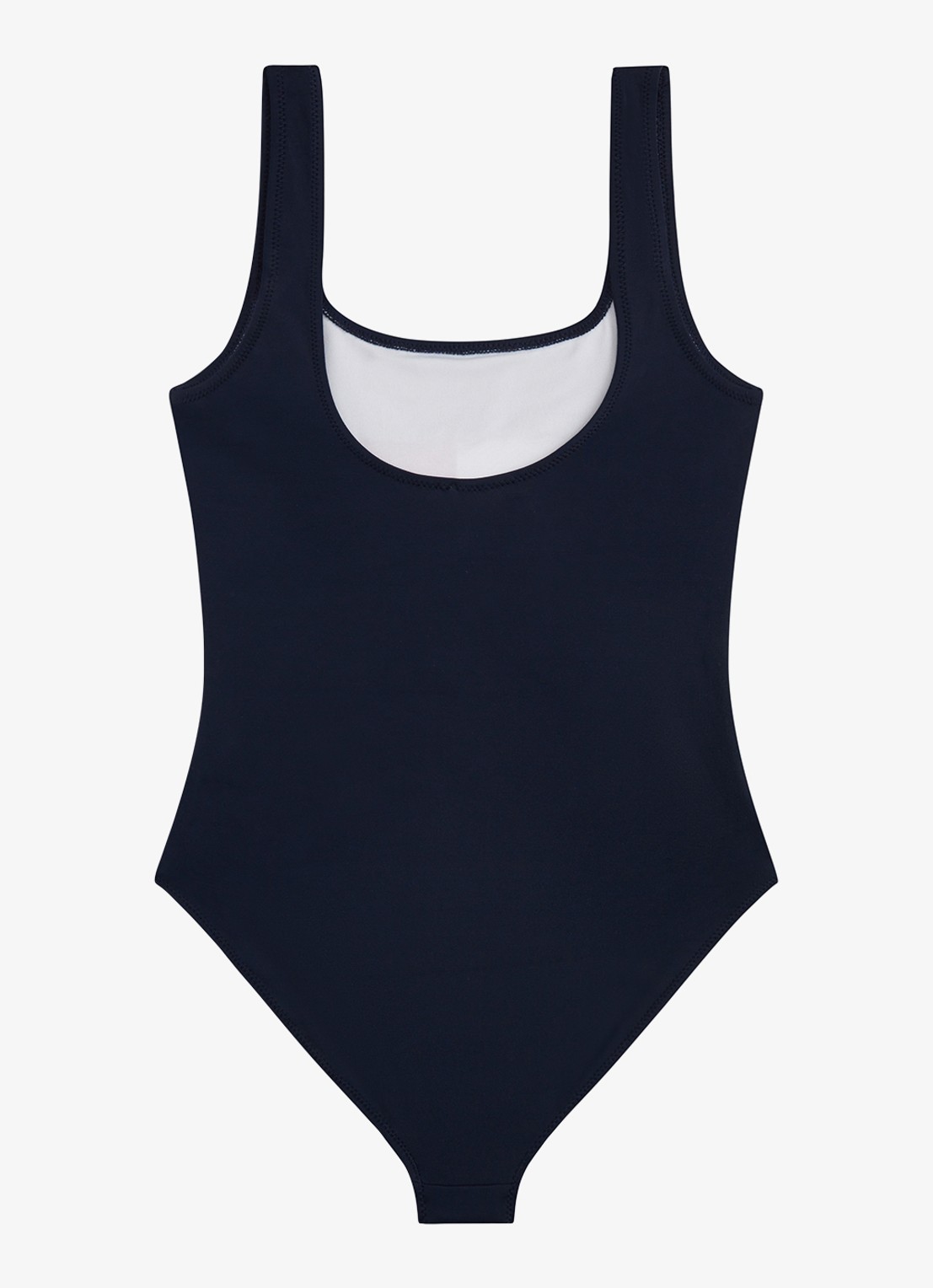 Tommy Hilfiger ONE PIECE - achterkant donkerblauw