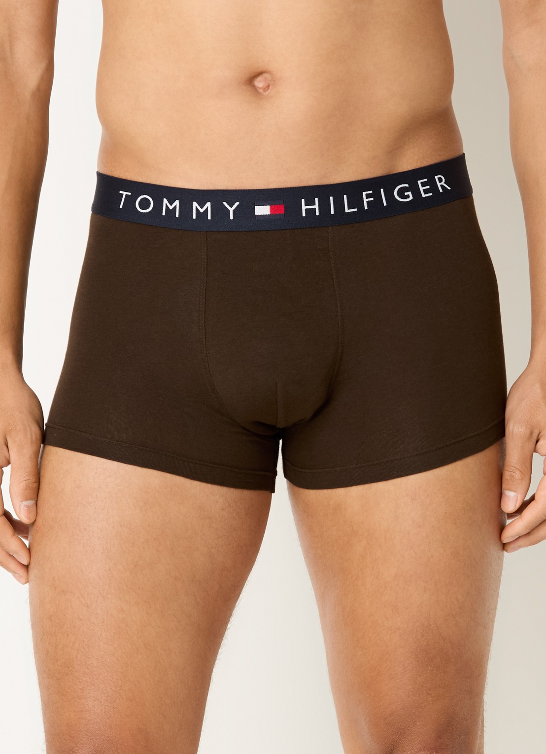 Tommy Hilfiger Original boxershorts met logoband in 3-pack - detail blauw