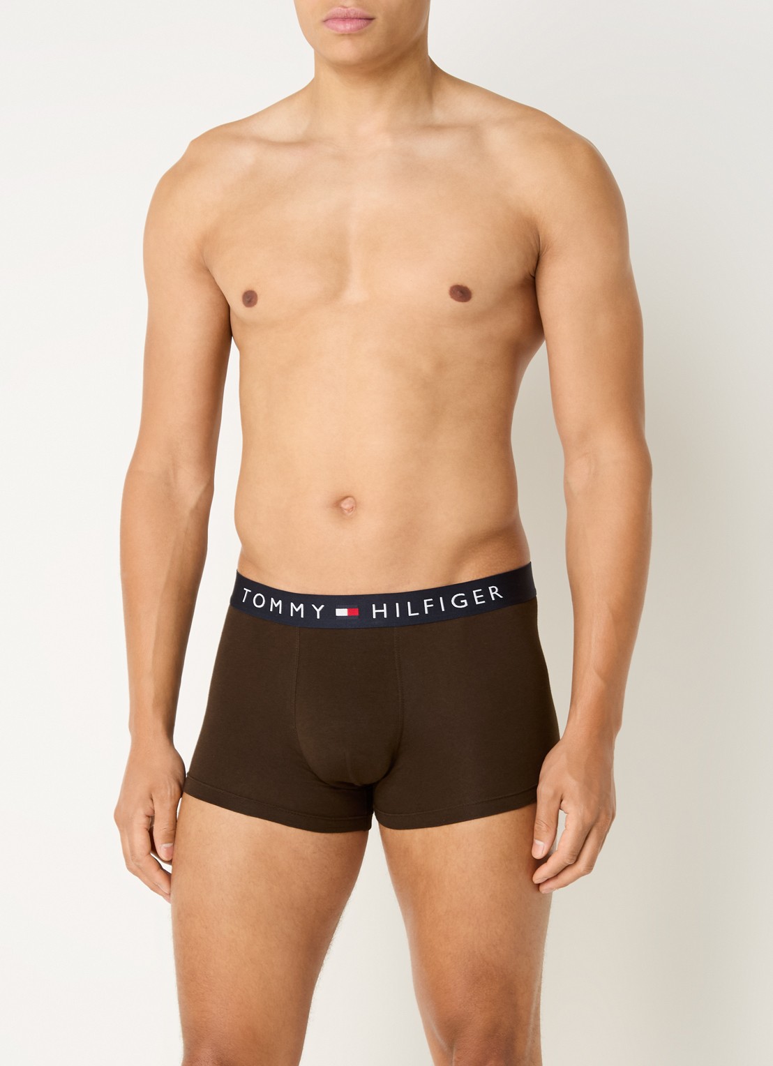 Tommy Hilfiger Original boxershorts met logoband in 3-pack - voorkant 3 blauw