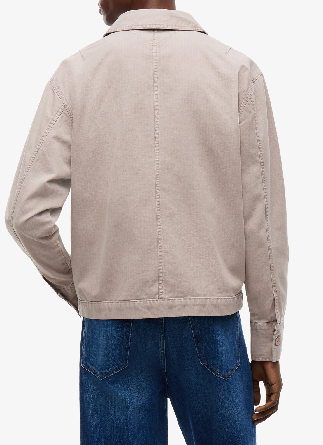 Tommy Hilfiger Overshirt van denim - achterkant 3 lever