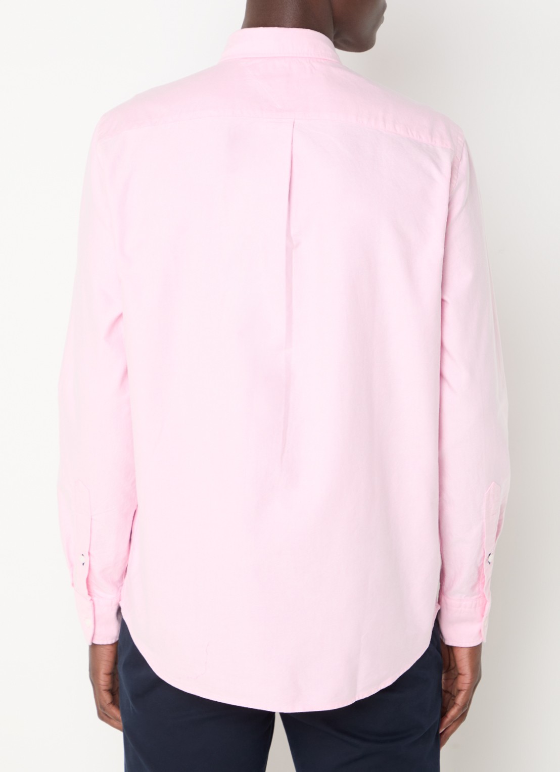 Tommy Hilfiger Oxford regular fit overhemd met logo - achterkant roze