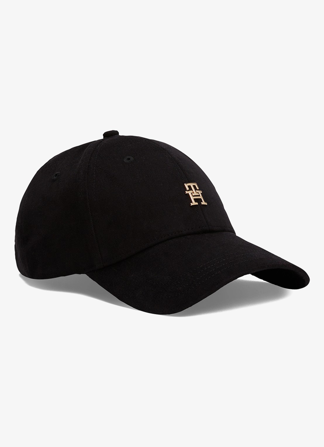 Tommy Hilfiger Pet met logo - voorkant 2 zwart