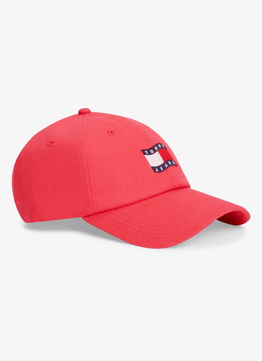 Tommy Hilfiger Pet met logo - voorkant 3 koraal
