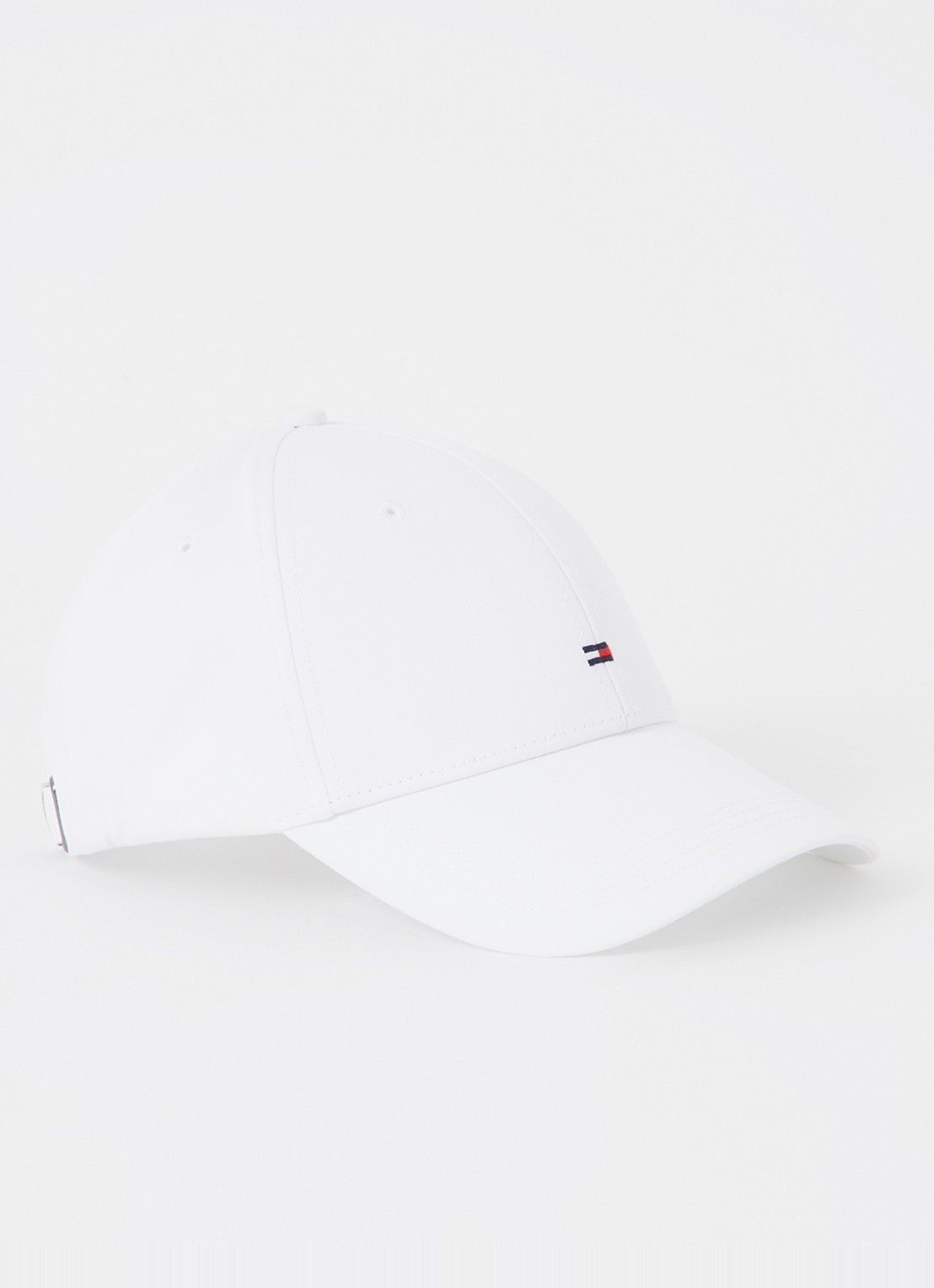 Tommy Hilfiger Pet met logo - voorkant wit