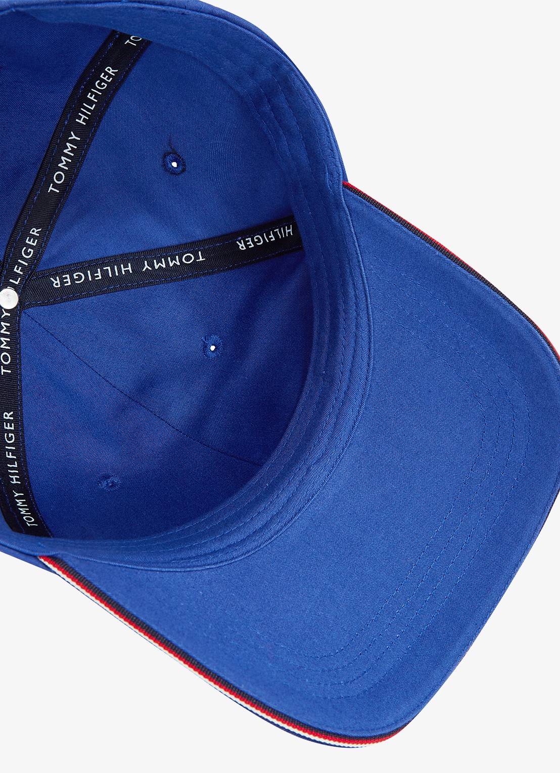 Tommy Hilfiger Pet met logo - detail kobaltblauw