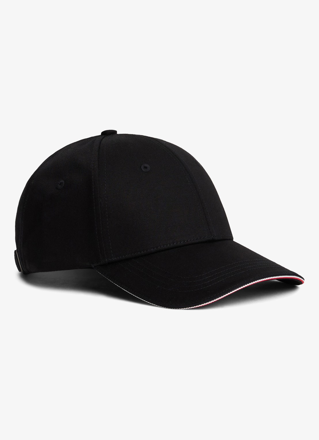 Tommy Hilfiger Pet met logo - voorkant 3 zwart