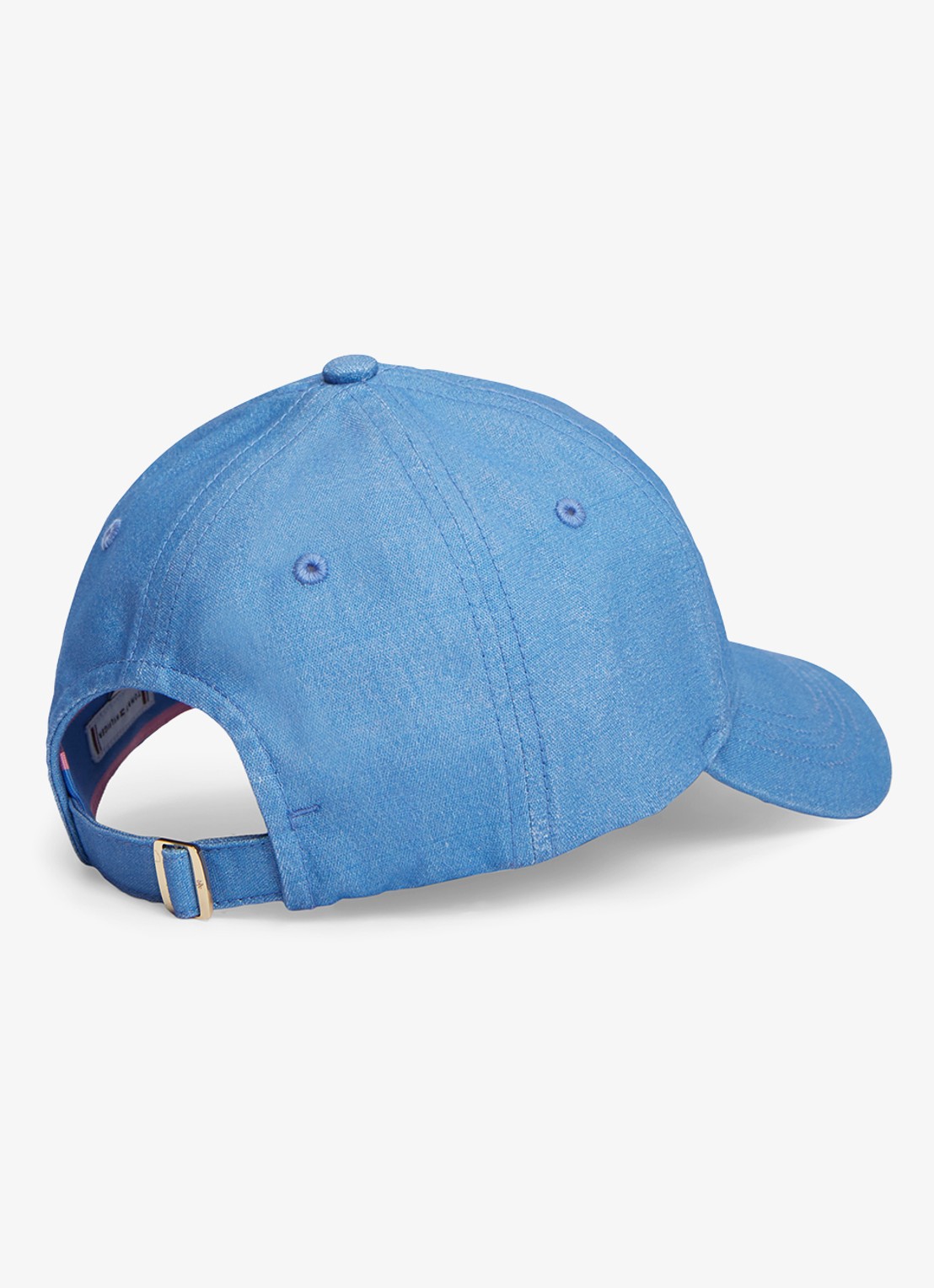 Tommy Hilfiger Pet met logoborduring - achterkant 2 blauw