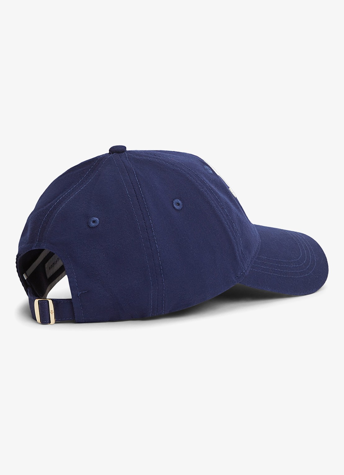Tommy Hilfiger Pet met logoborduring - achterkant donkerblauw
