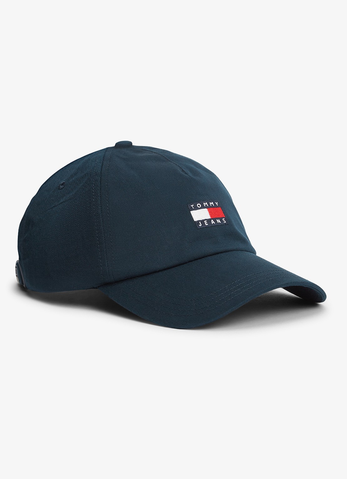 Tommy Hilfiger Pet met logoborduring - voorkant donkerblauw