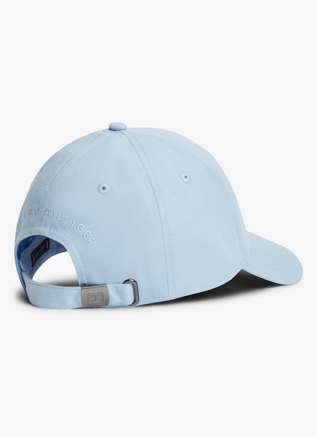 Tommy Hilfiger Pet met logoborduring - voorkant 2 lichtblauw