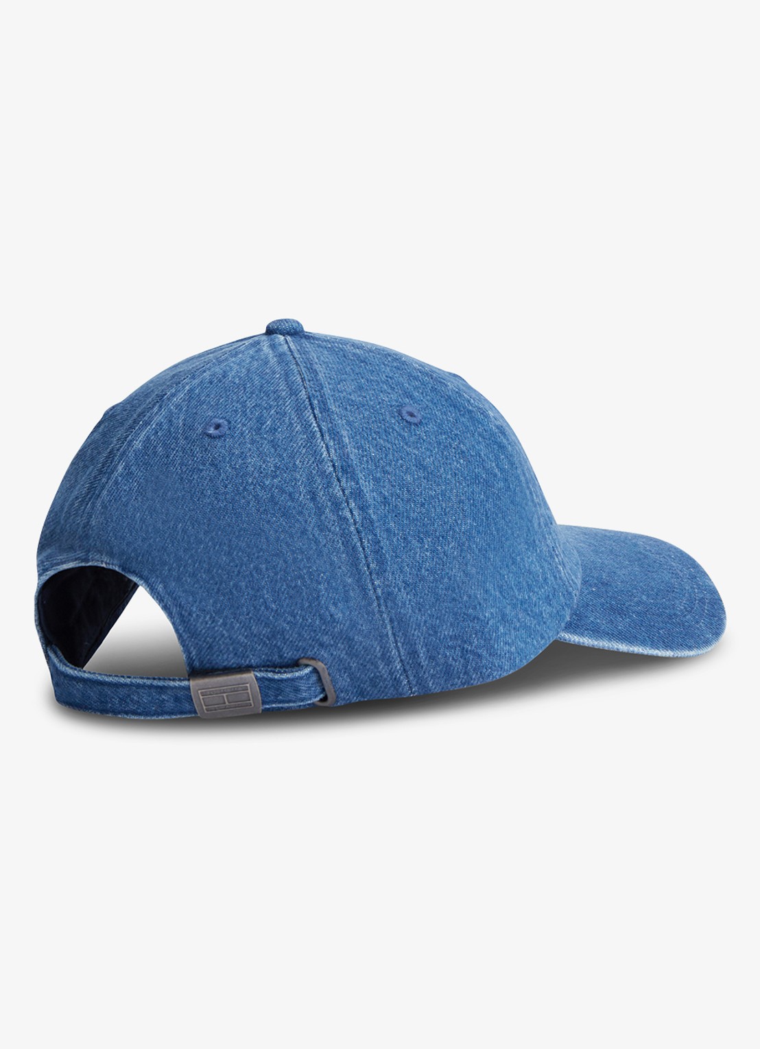 Tommy Hilfiger Pet met logoborduring - achterkant 3 denim