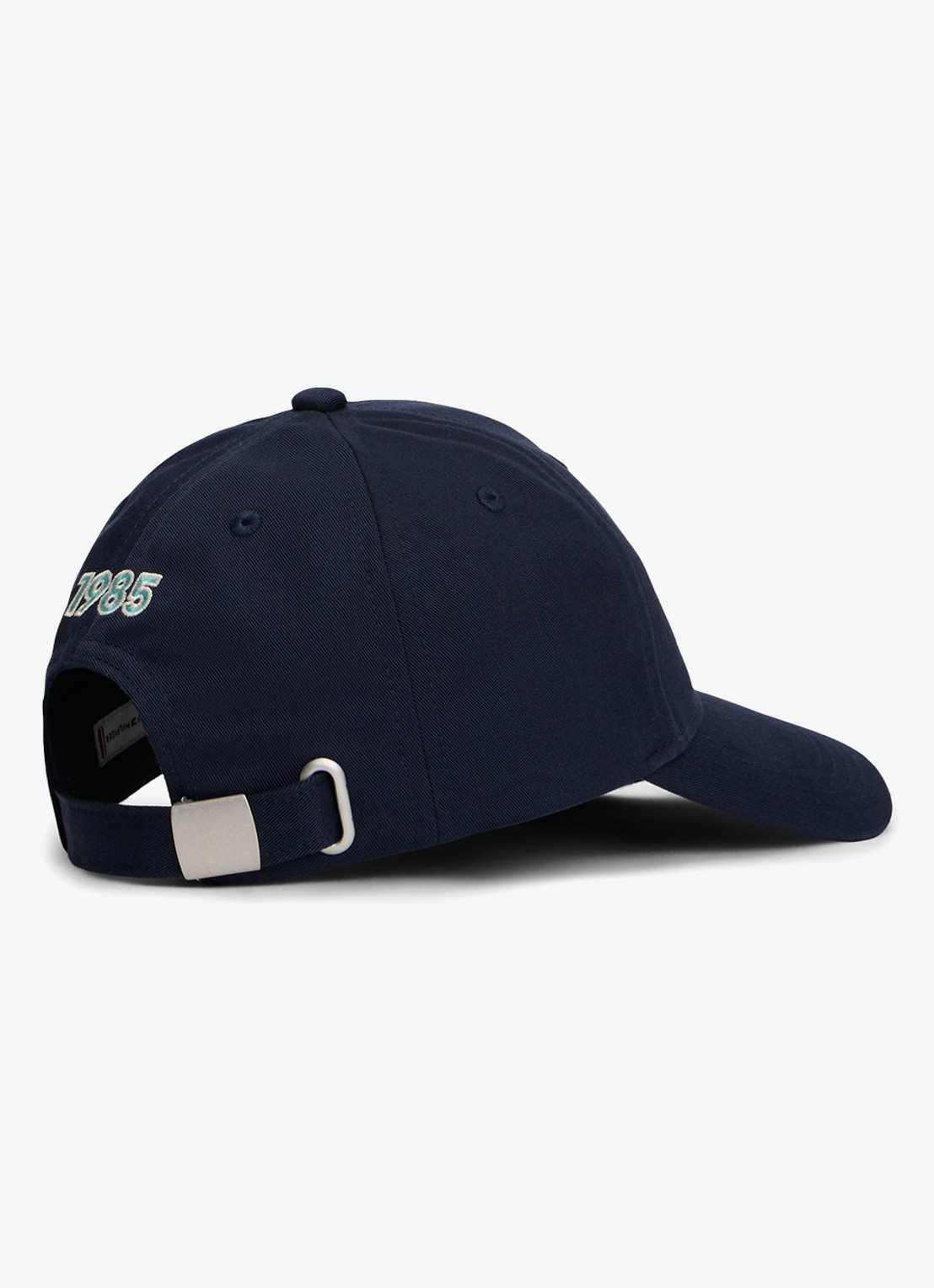 Tommy Hilfiger Pet met logoborduring - achterkant donkerblauw