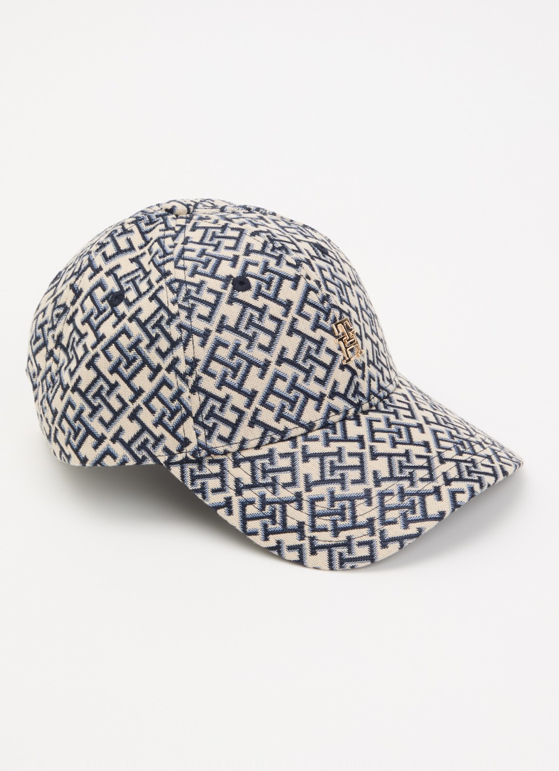 Tommy Hilfiger Pet met logoprint  - voorkant 2 donkerblauw