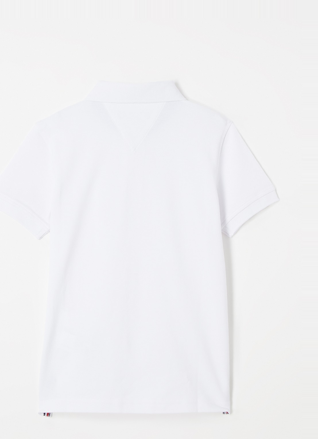 Tommy Hilfiger Polo van piqué katoen - voorkant 2 bright white