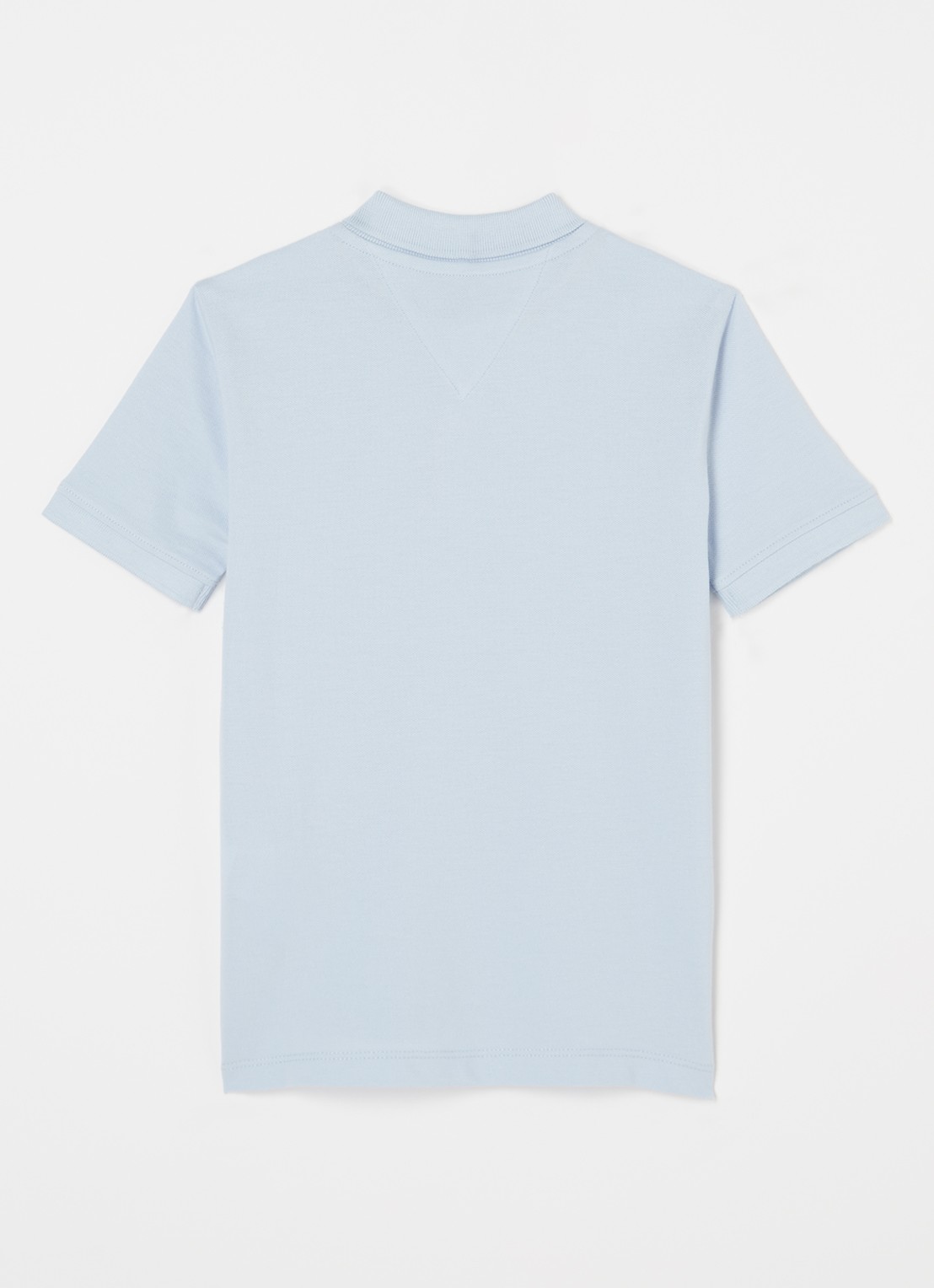 Tommy Hilfiger Polo van piqué katoen - voorkant 2 breezy blue