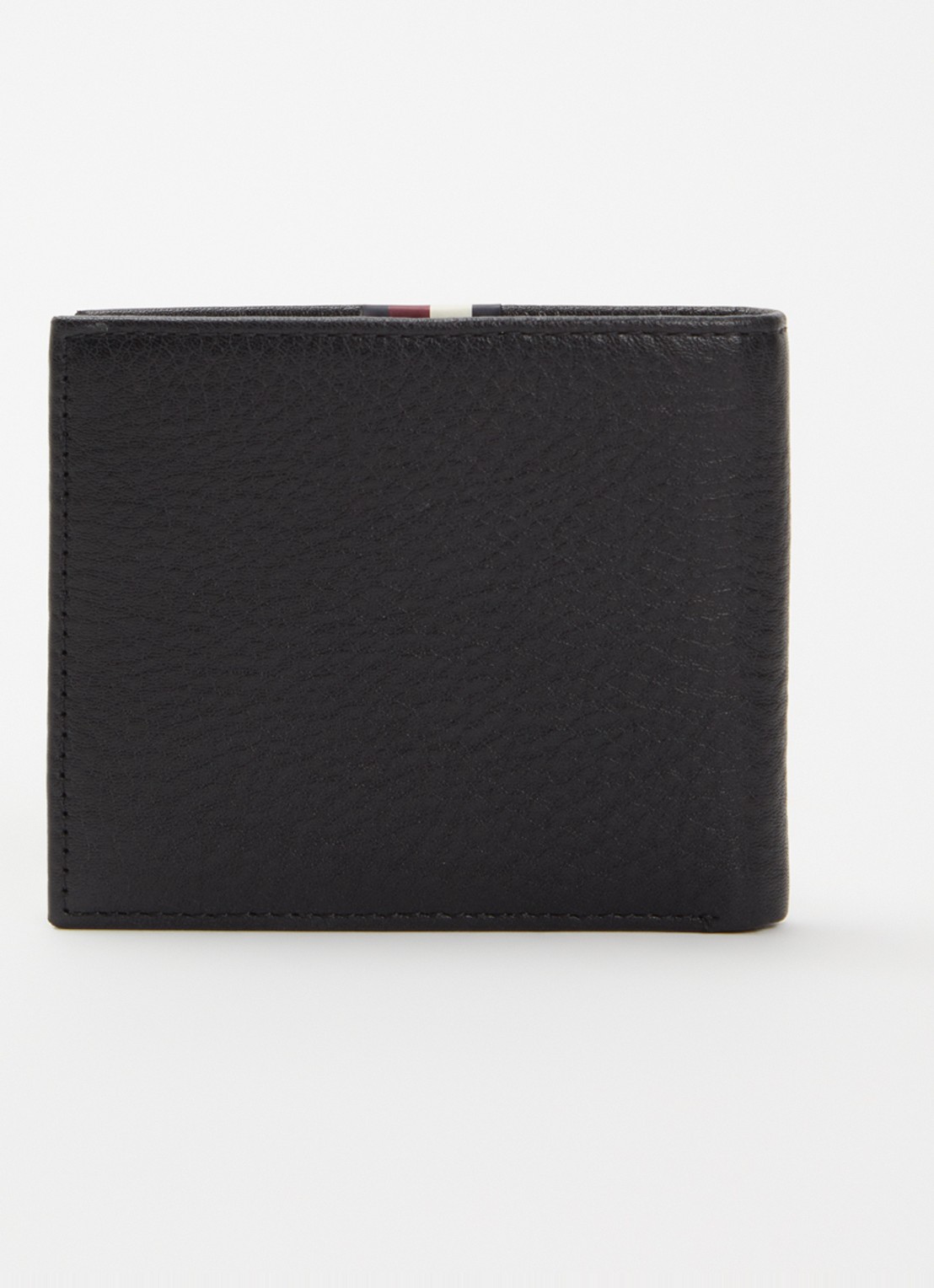 Tommy Hilfiger Portemonnee met logo - achterkant 3 diepzwart