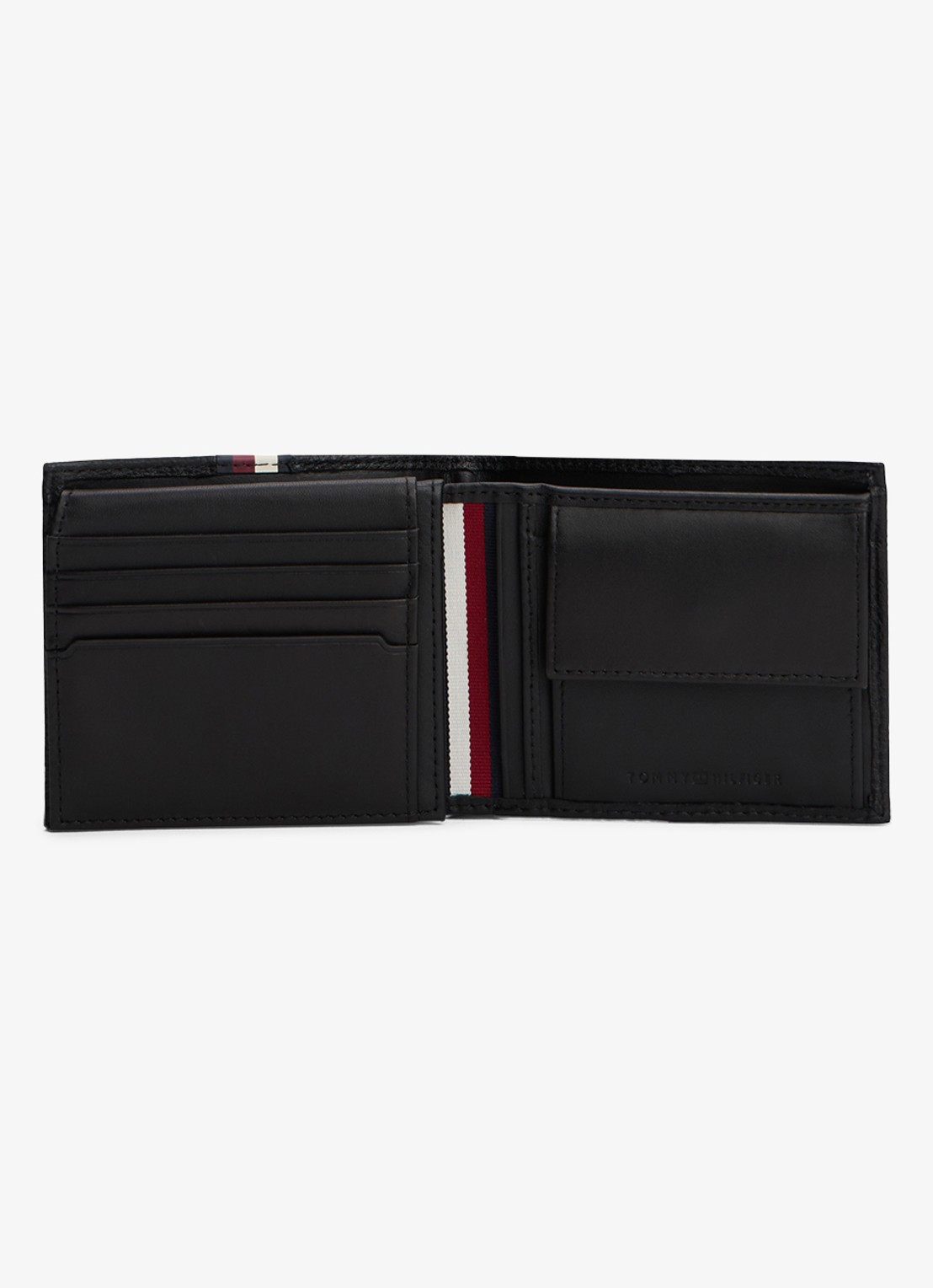 Tommy Hilfiger Portemonnee met logo - detail 3 diepzwart