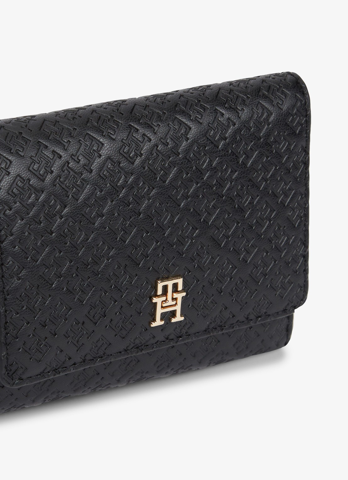 Tommy Hilfiger Portemonnee met logoprint - detail 3 zwart