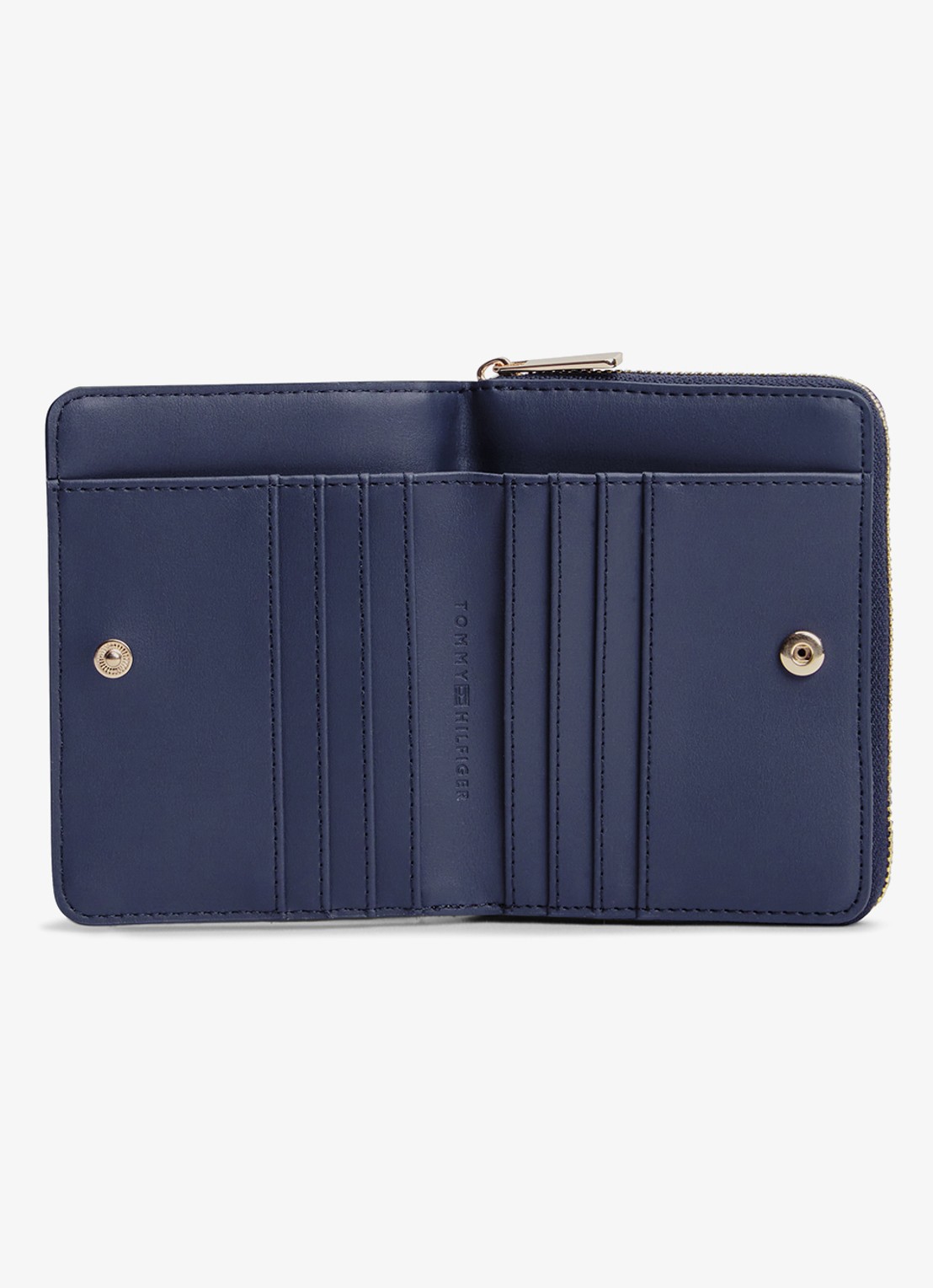 Tommy Hilfiger Portemonnee met logoprint - detail 4 donkerblauw