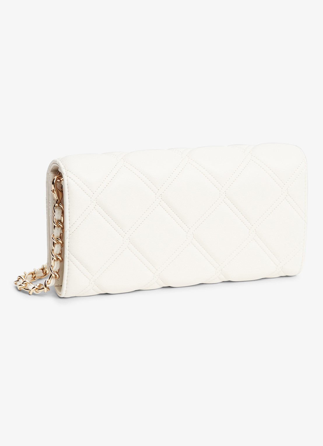 Tommy Hilfiger Portemonnee met schouderriem - achterkant creme