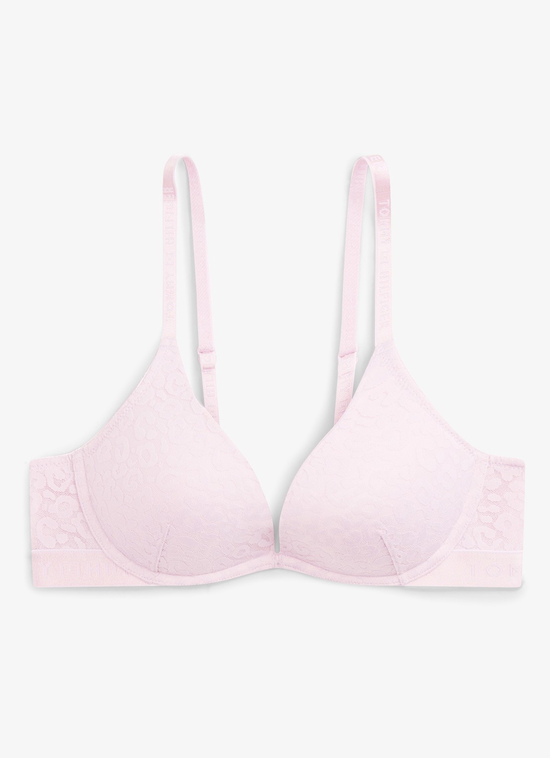 Tommy Hilfiger Push-up bh met beugelondersteuning - voorkant 4 roze