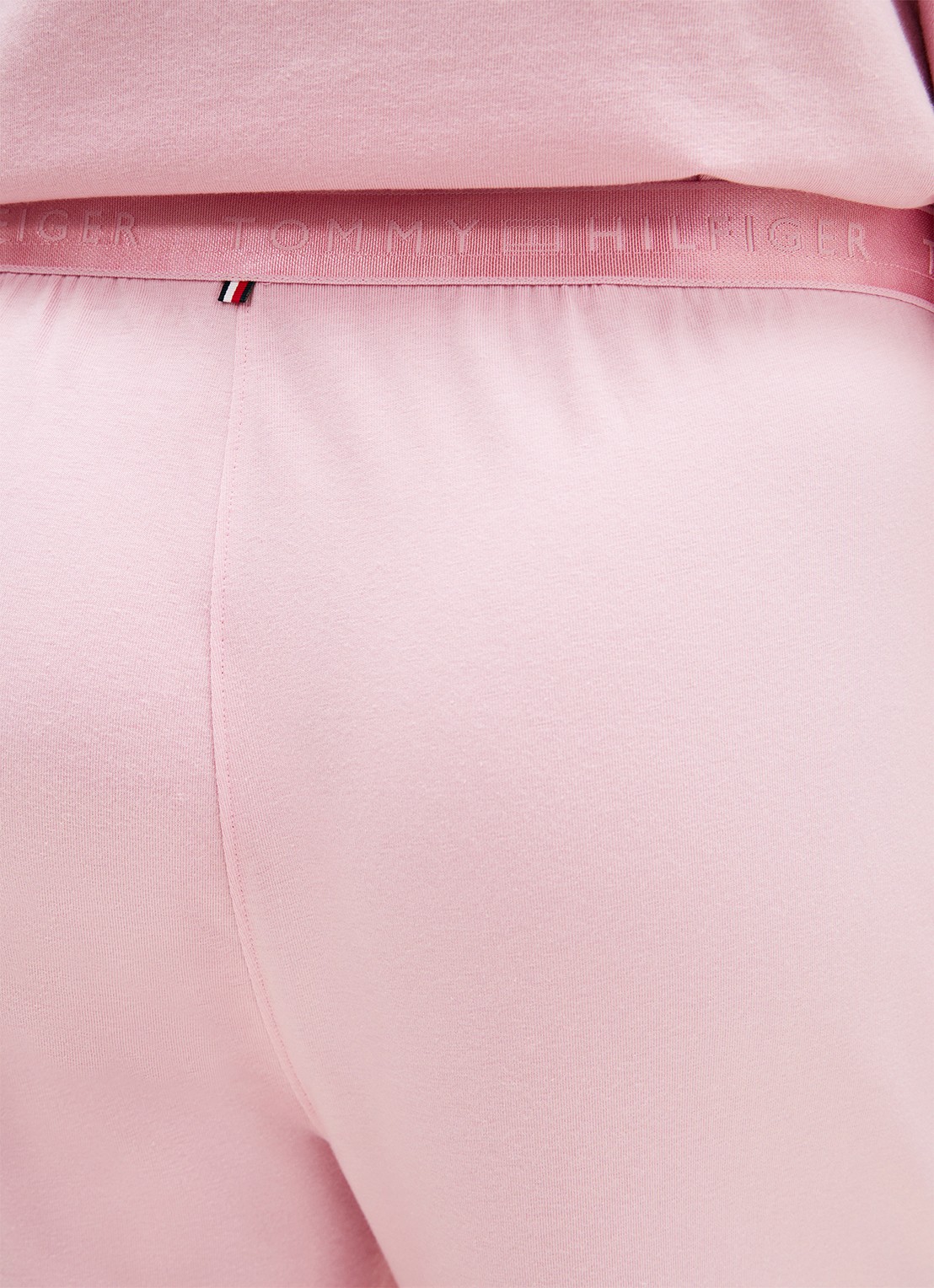 Tommy Hilfiger Pyjamabroek met logoband - detail 2 roze
