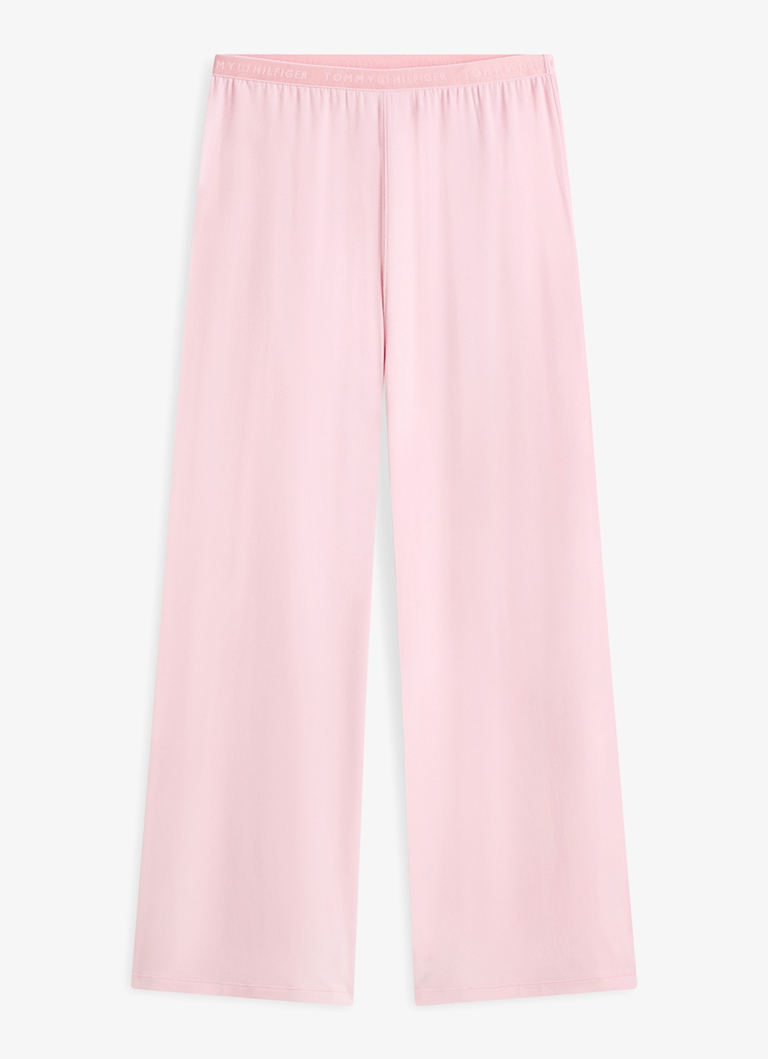 Tommy Hilfiger Pyjamabroek met logoband - voorkant 3 roze