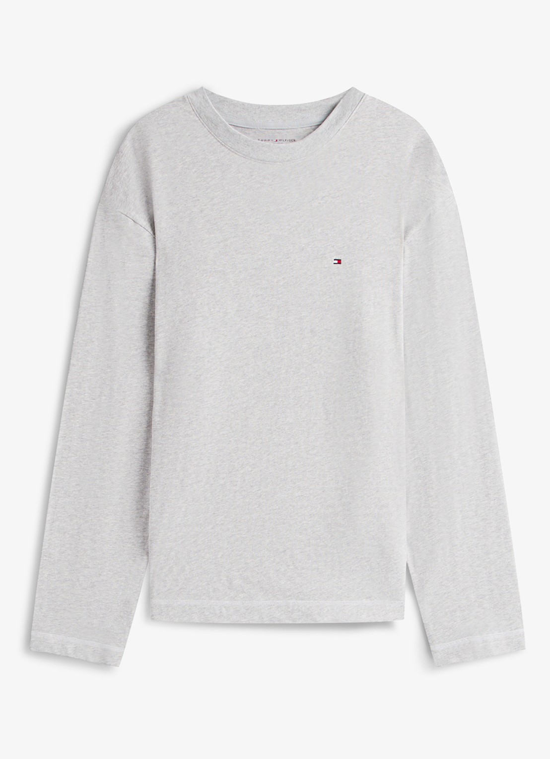 Tommy Hilfiger Pyjamaset met logo 2-delig - voorkant 5 grijs