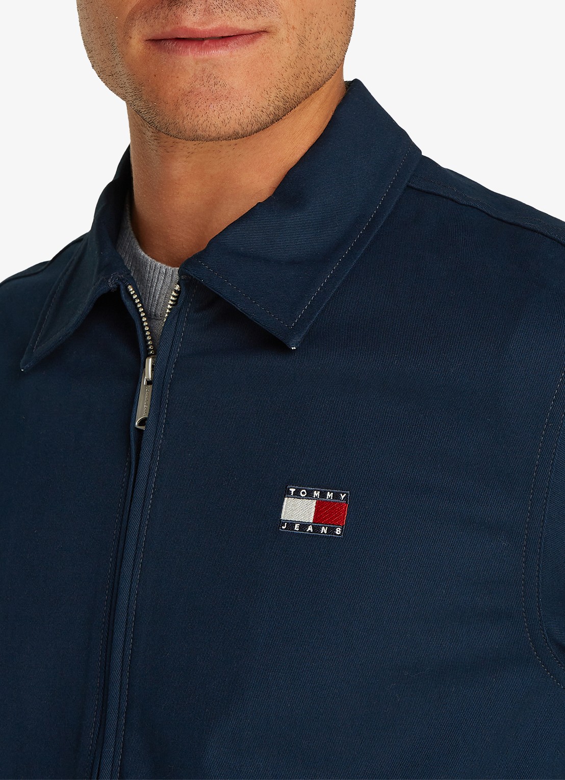 Tommy Hilfiger Regular fit jack met steekzakken - detail 2 denim