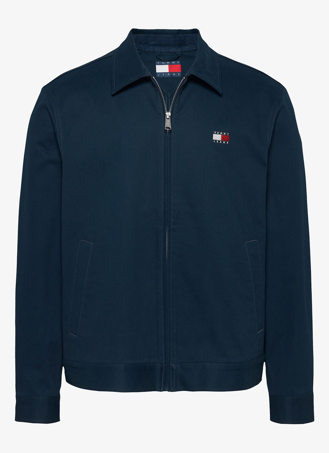 Tommy Hilfiger Regular fit jack met steekzakken - voorkant 5 denim