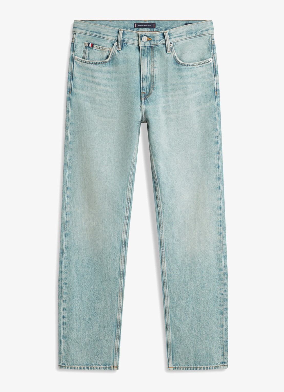 Tommy Hilfiger Regular fit jeans van katoen - voorkant 2 jeans